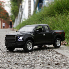 SASBSC F150 metal model on desk display in black finish