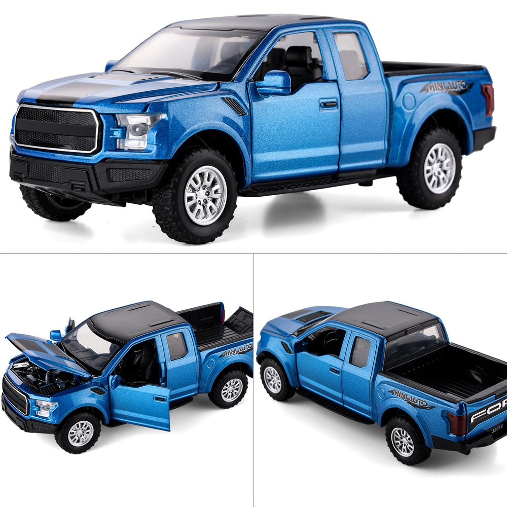 SASBSC F150 pull-back truck in motion for fast chase games