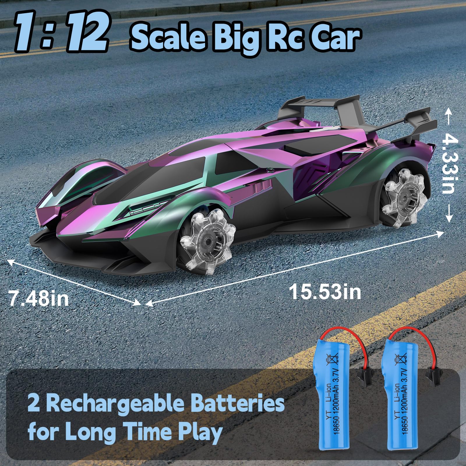 SASBSC Lamb RC car features durable ABS plastic construction