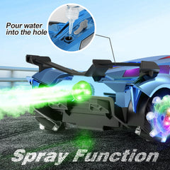 SASBSC Lamb RC Car spray function creates eye-catching water spray effects.
