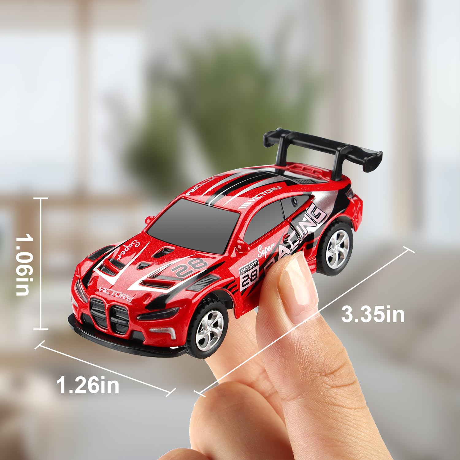 SASBSC Mini RC car detailed metal shell endures energetic sessions.