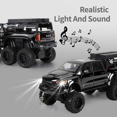 SASBSC pull-back action offers quick, smooth vehicle motion.