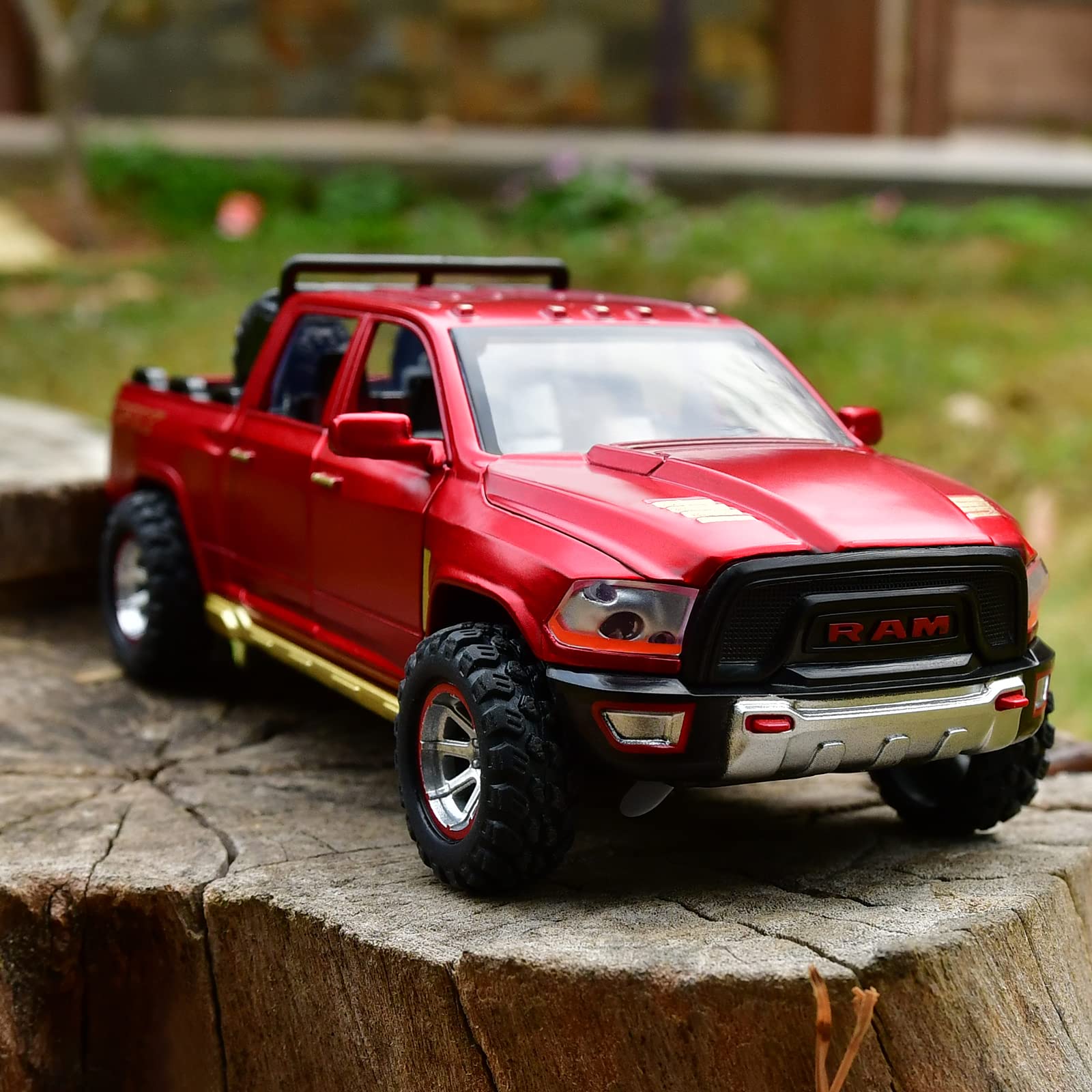 SASBSC RAM 1500 diecast truck features lights and sound for immersive play