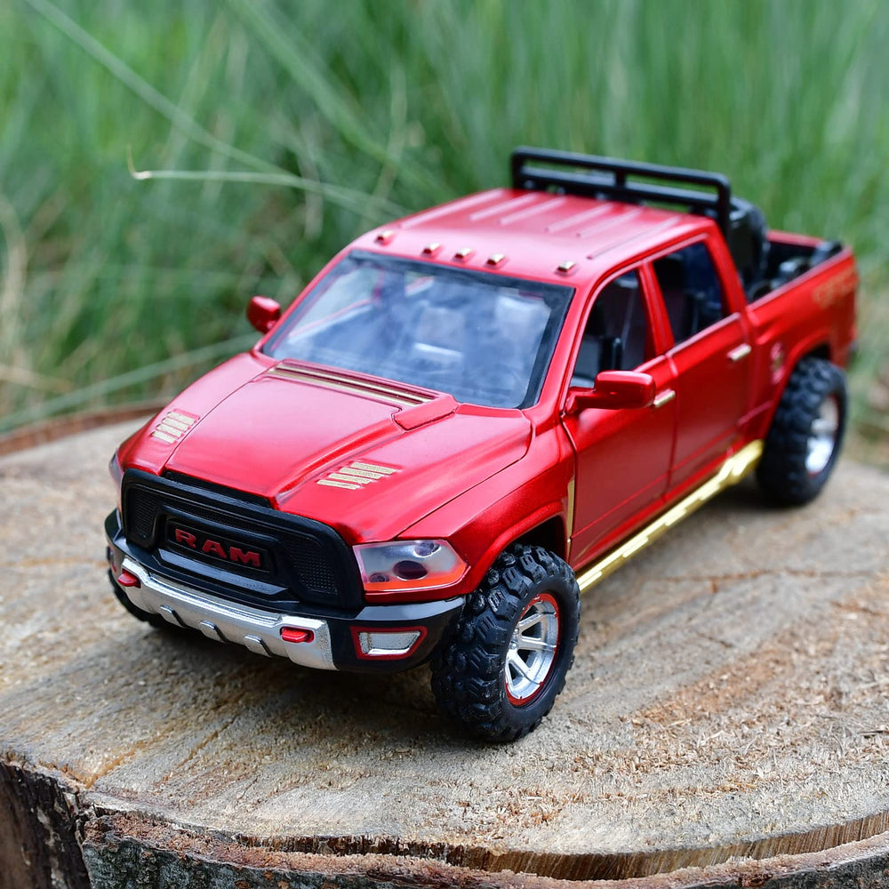 SASBSC RAM 1500 diecast truck with rubber tires offers tactile realism