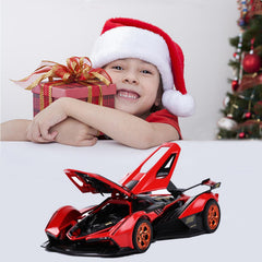 SASBSC GT-style red toy car is ideal for display or gifting.