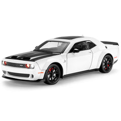 SASBSC white muscle car front view with bold styling and playful appeal