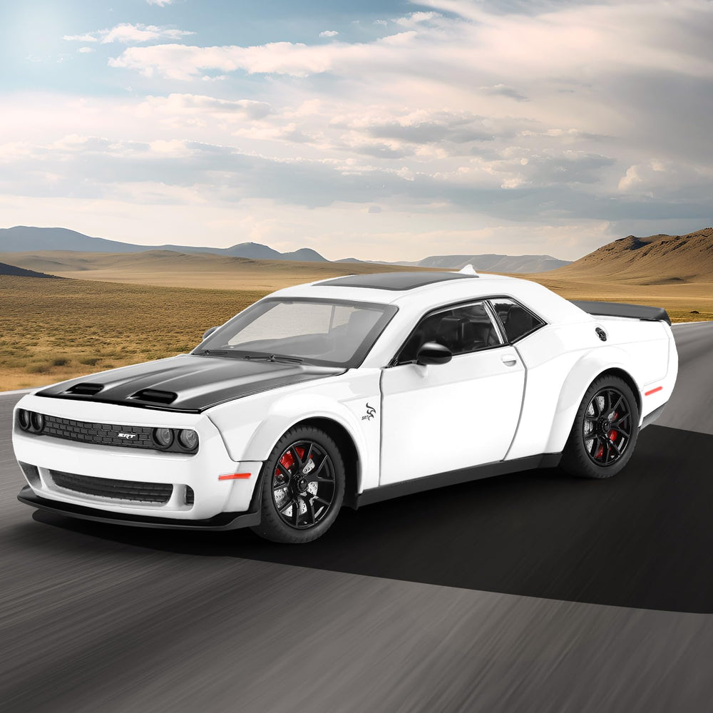 SASBSC white muscle car pull back action enables quick launches