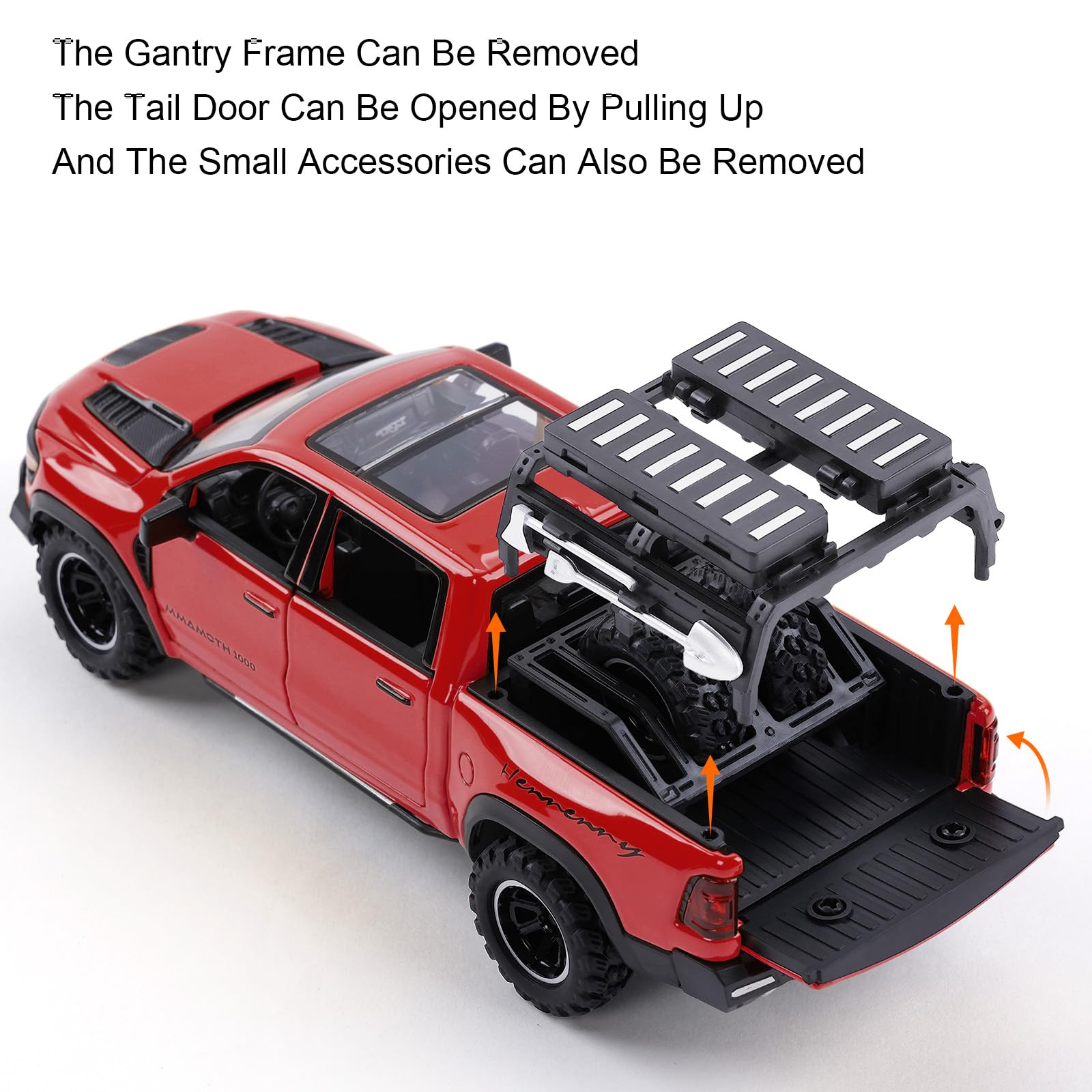 SASBSC Toy Dodge Mammoth open doors revealing interior details
