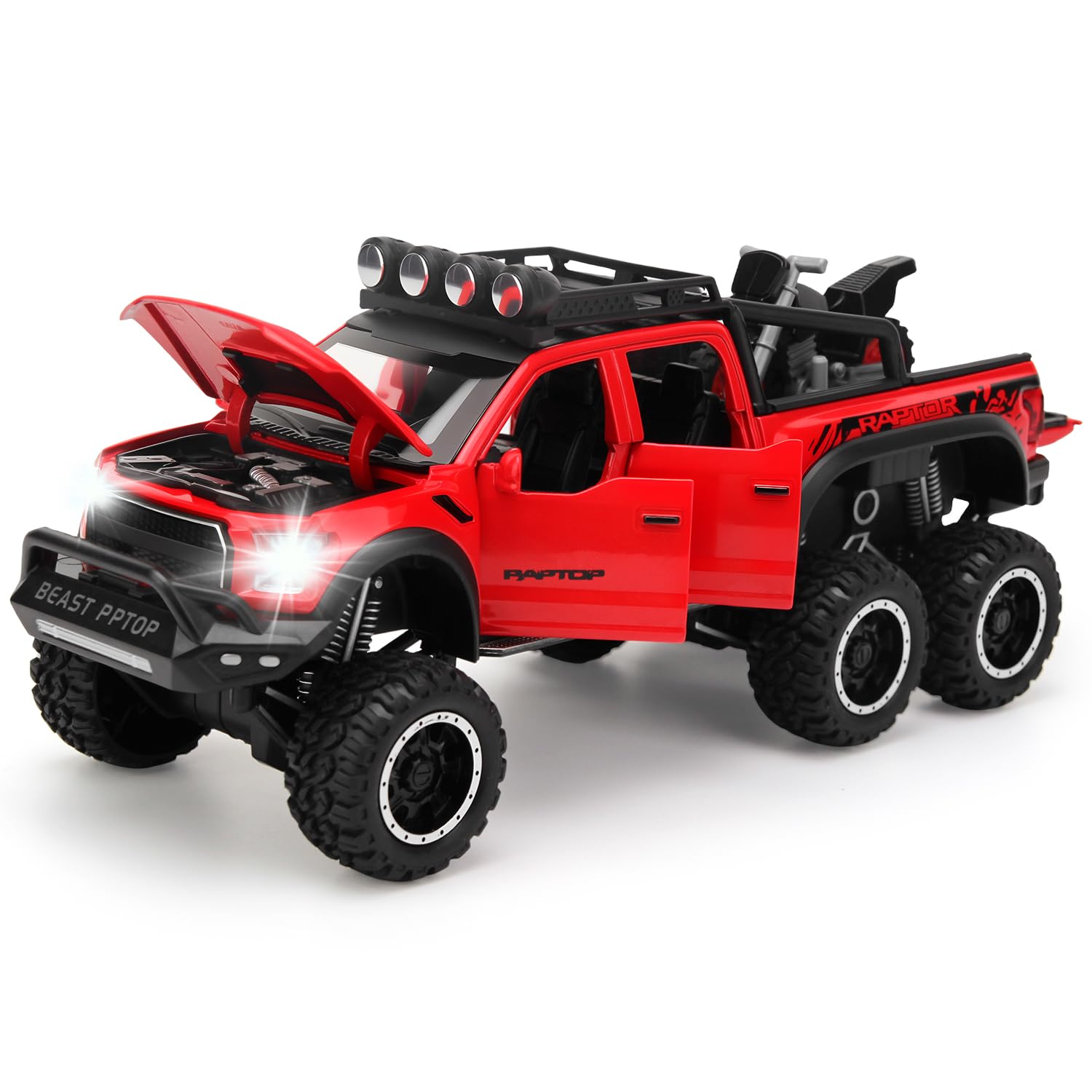 SASBSC F150 toy truck with sound and light for interactive play.