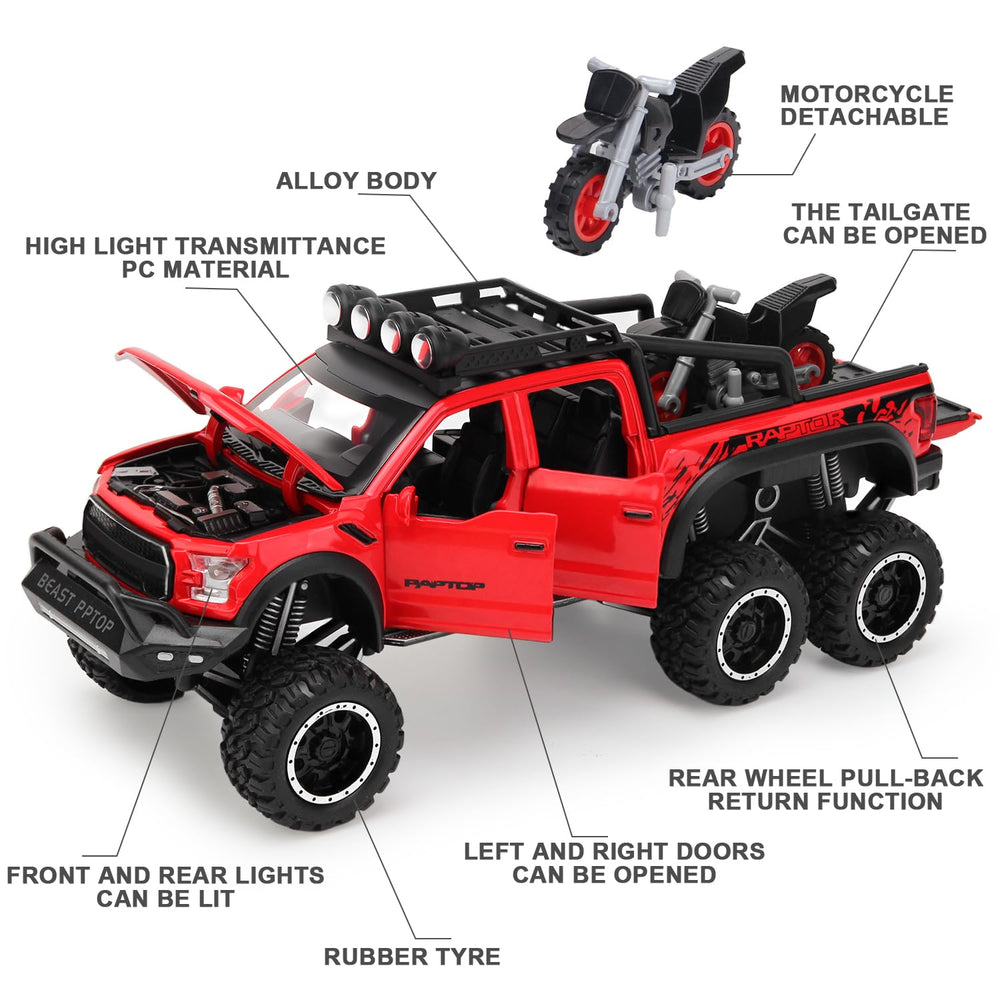 SASBSC pull-back action truck speeds across floors for imagined missions.
