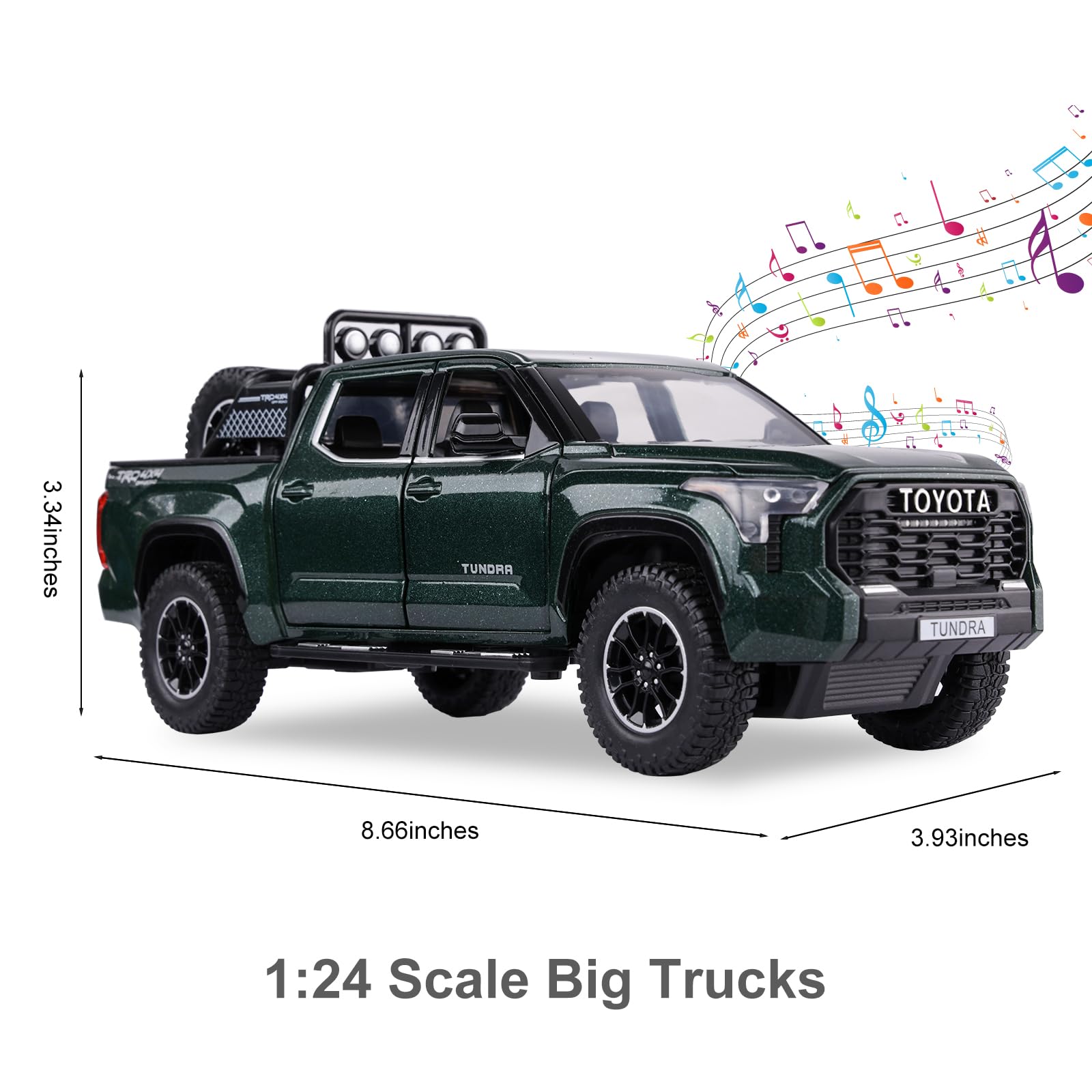 SASBSC Tundra Truck rearview mirror adds realistic detail for role play.