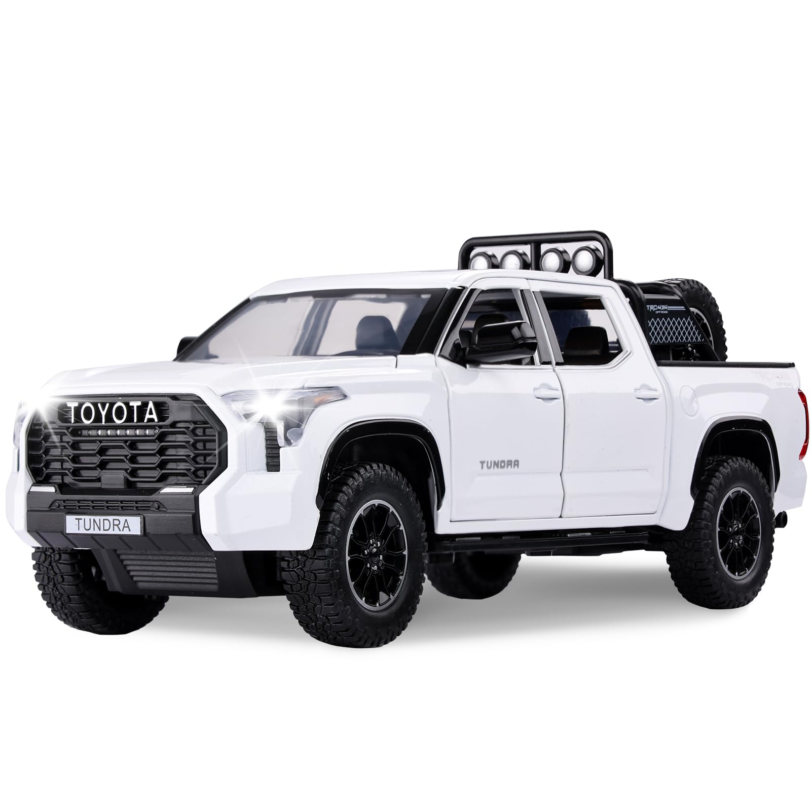 SASBSC Tundra Truck Toys for Kids 3-7 – Diecast Off-Road Pickup with L ...