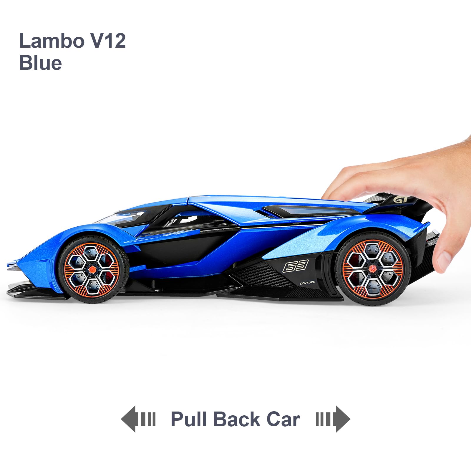 SASBSC V12 open cockpit and tail cover for interactive reveals.