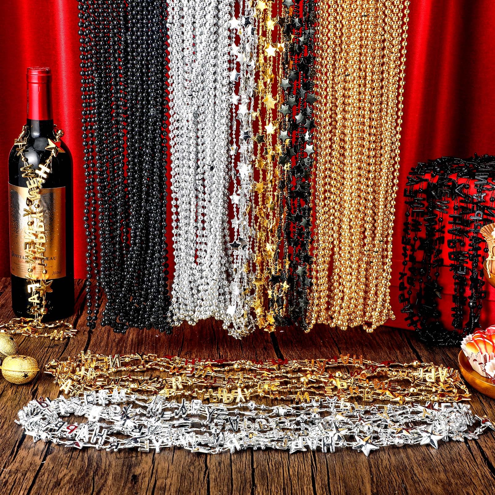 Sasylvia 31.5 inch necklace ideal for large New Year’s Eve gatherings.