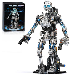 SATHIBI Skull Robot Assembly shows an intricate skeleton for display.