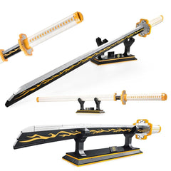 SATHIBI Zenitsu sword model front view for display and collection