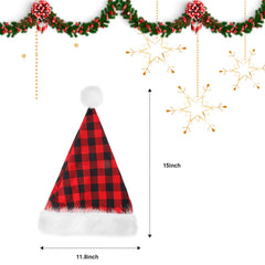 SATINIOR unisex velvet Santa hat ideal for holiday events and gifting.
