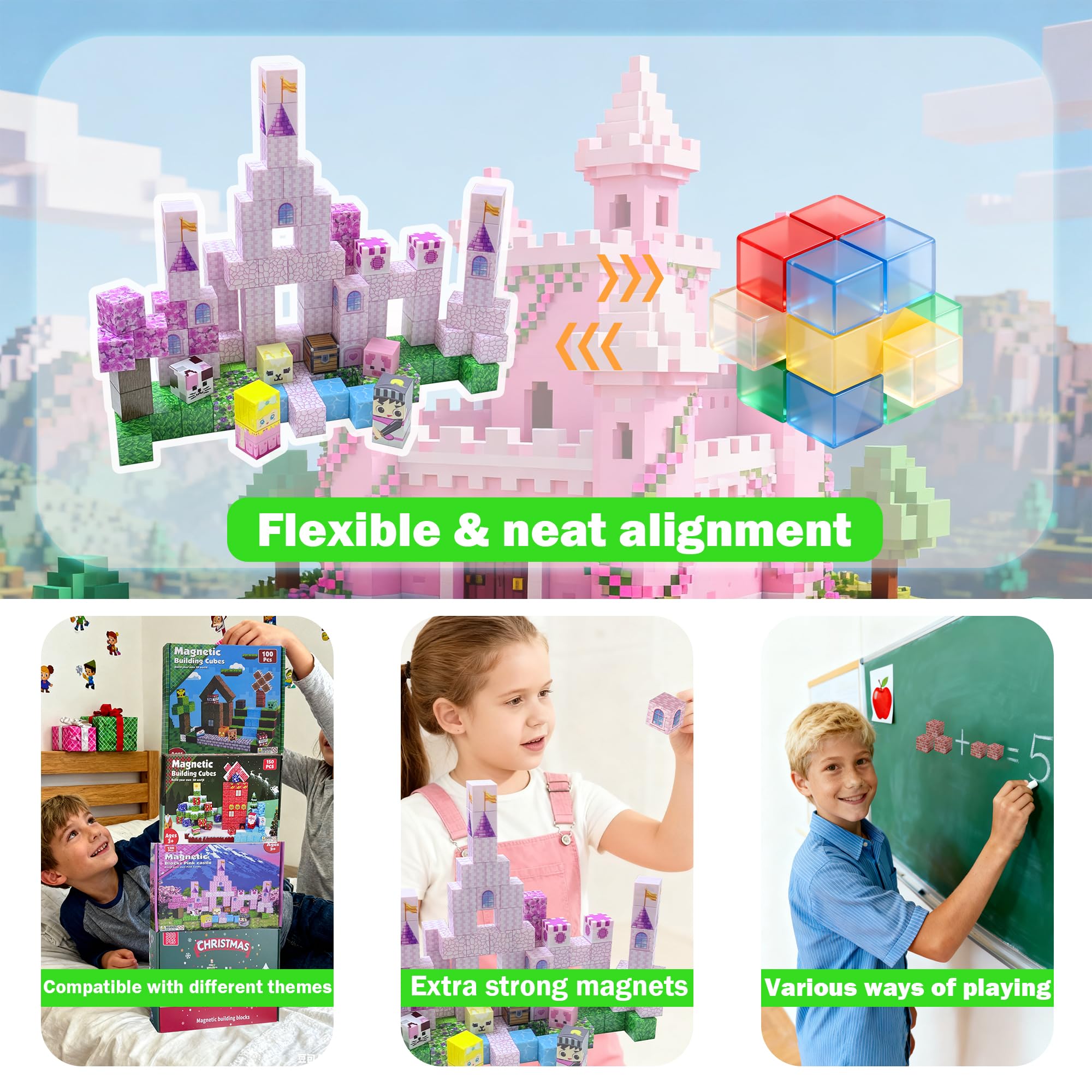 Satlasave magnetic blocks arrive ready for gifting as an educational, screen-free activity.