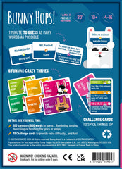 SAVANA Bunny Hops cards set ready for quick word guessing at parties