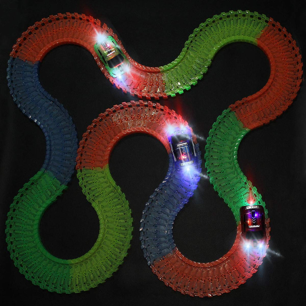 Save Unicorn LED track cars provide exciting racing sessions.