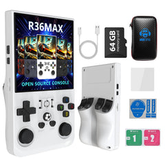 Sawdtones R36MAX with a 4-inch IPS screen for crisp retro visuals on the go.