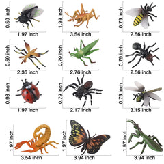 SCAHOW educational insect playset encourages curiosity about rainforest creatures and habitats