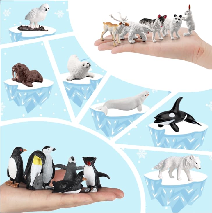 SCAHOW Penguin cake toppers for desserts and party decorations.