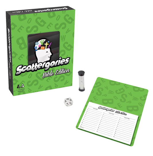 Scattergories Bible Edition prompts group play for family fun