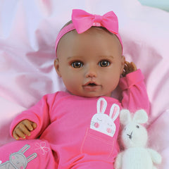 SCOM Baby Dolls 16in realistic eyelashes and nails enhance authenticity