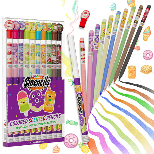 Scentco Colored Smencils pack for classroom creativity