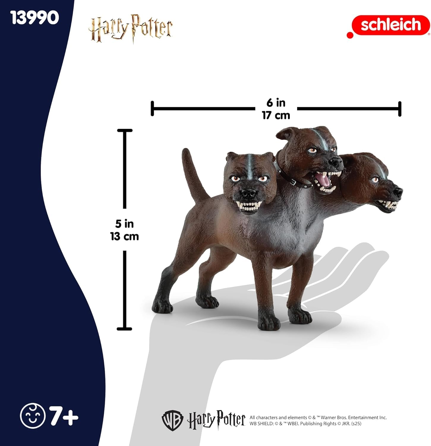 Schleich Cerberus Fluffy figurine with premium detail, officially licensed Potter collectible.