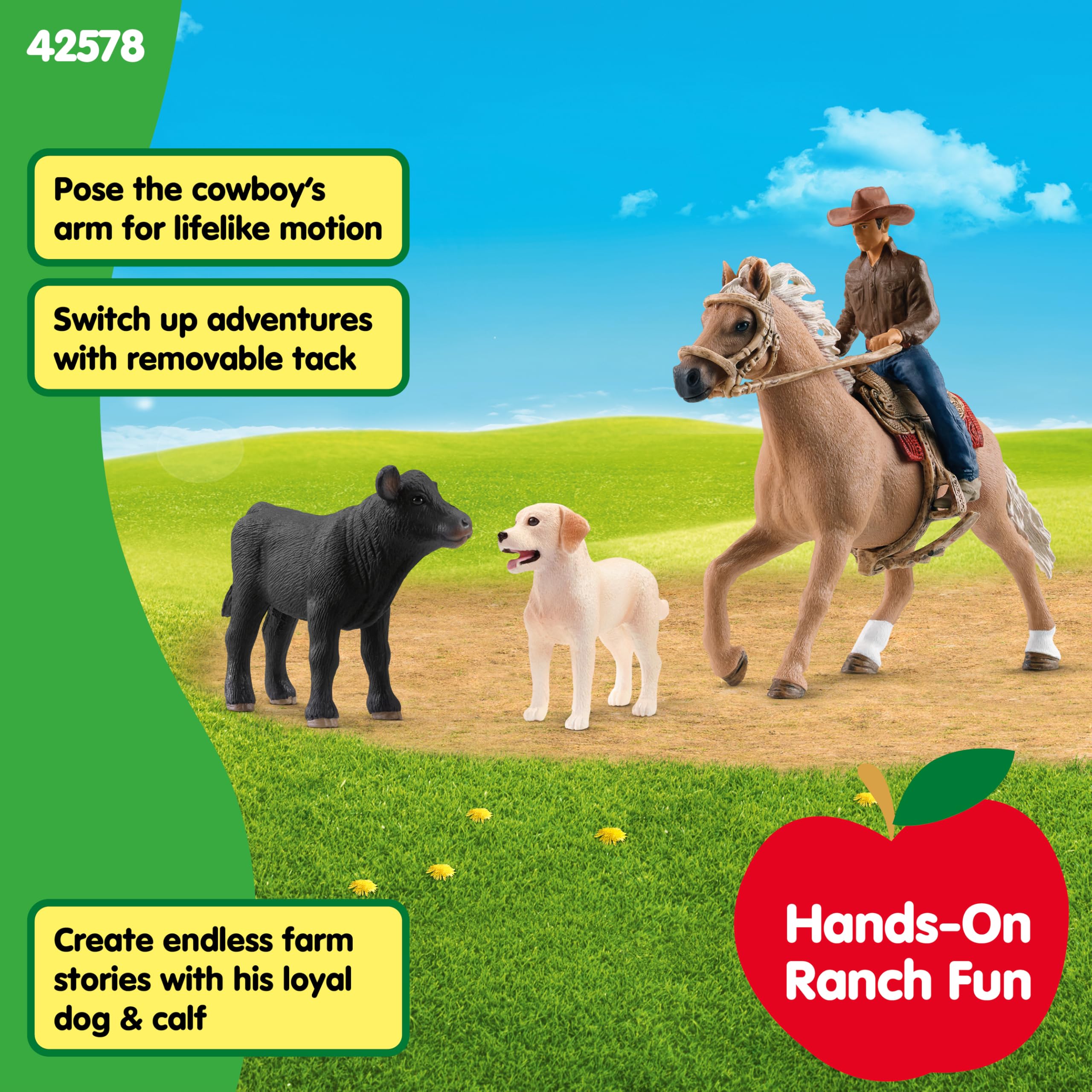 Schleich Farm World Labrador dog for loyal companion play.