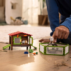 Schleich Farm World mother rabbit Figurine included for nurturing storytelling