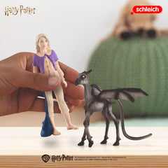 Schleich Luna Lovegood displayed together with Thestral for imaginative scenes.