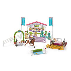 Schleich equestrian accessories expand storytelling and play areas.