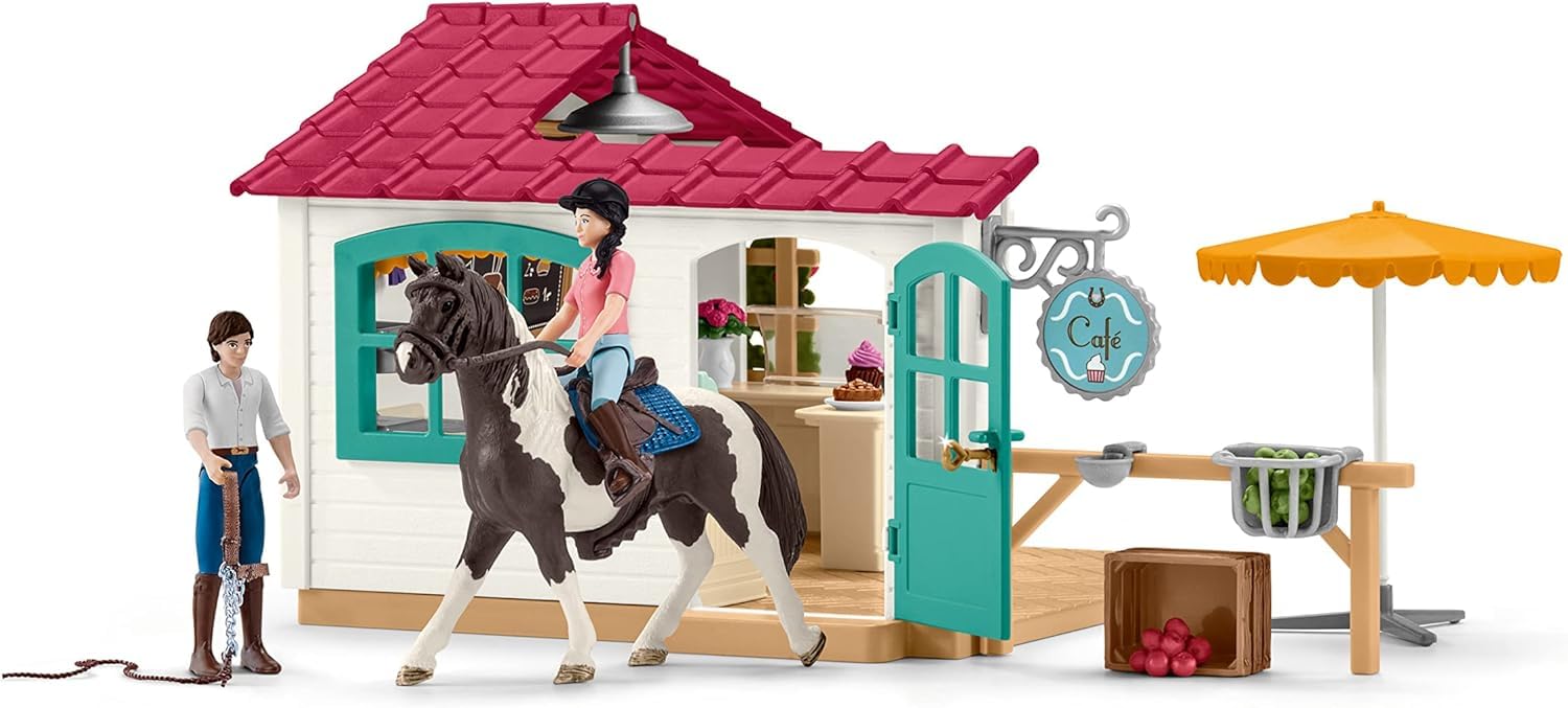 Schleich Tom and Emily figures for interactive cafe scenes