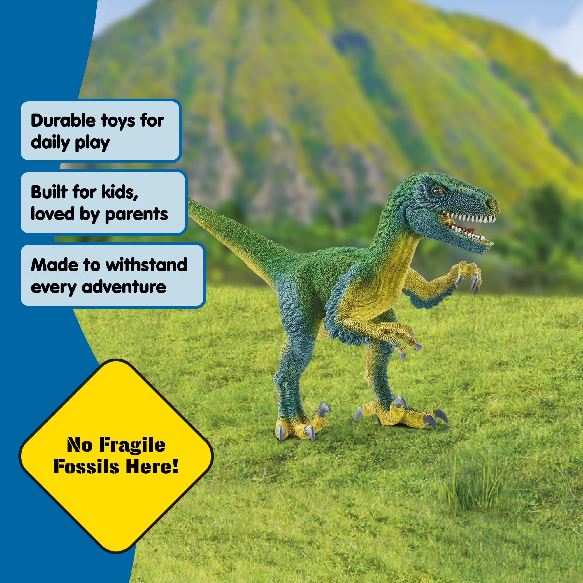 Schleich Velociraptor pack-play encourages group dinosaur adventures