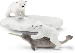 Schleich Polar Playground arctic scene figures with realistic textures inspire exploration