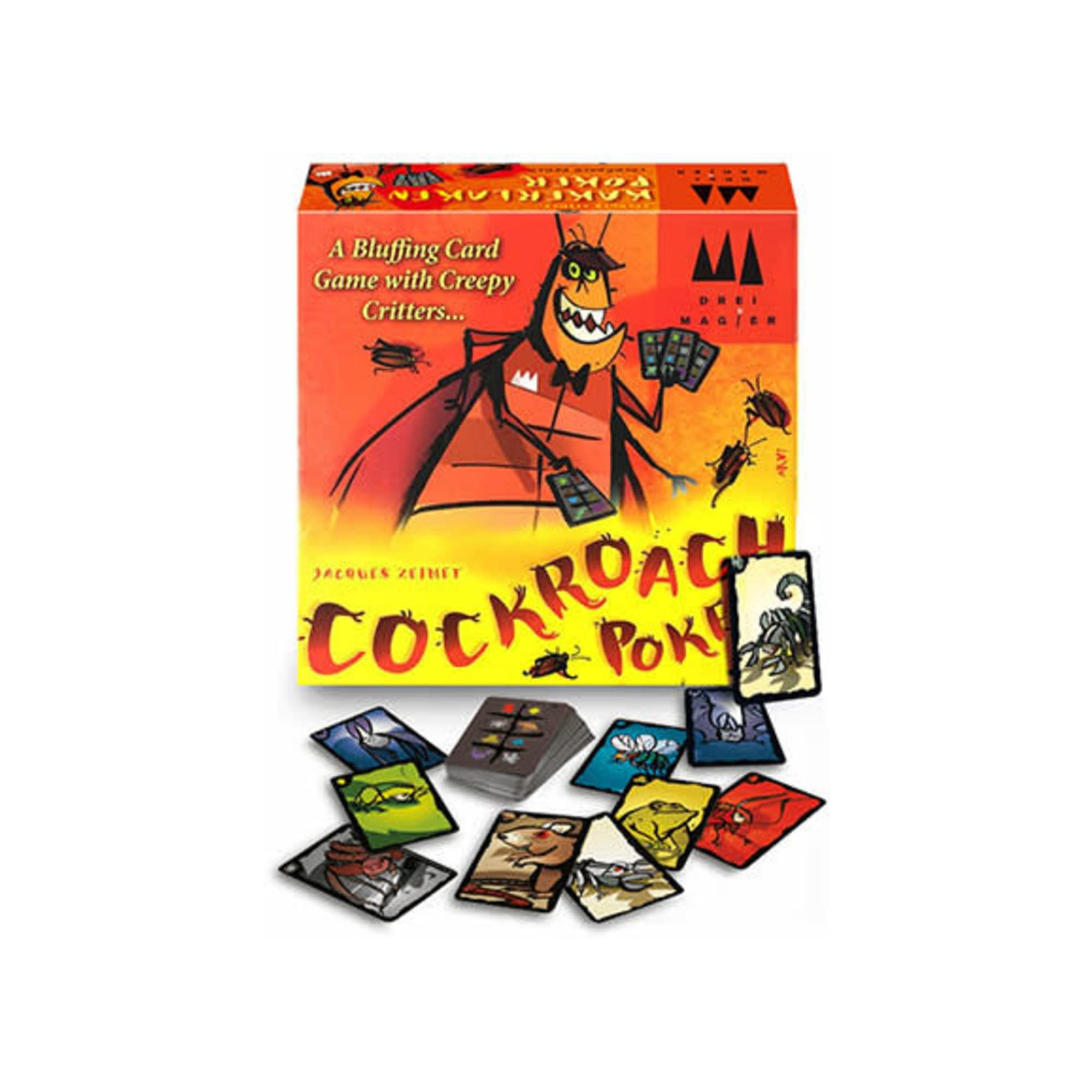 Schmidt Cockroach Poker ages eight plus display for family play