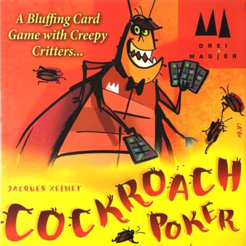 Schmidt Cockroach Poker table play with players around the board