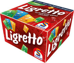 Schmidt Ligretto box-front showing vibrant colors for quick family play