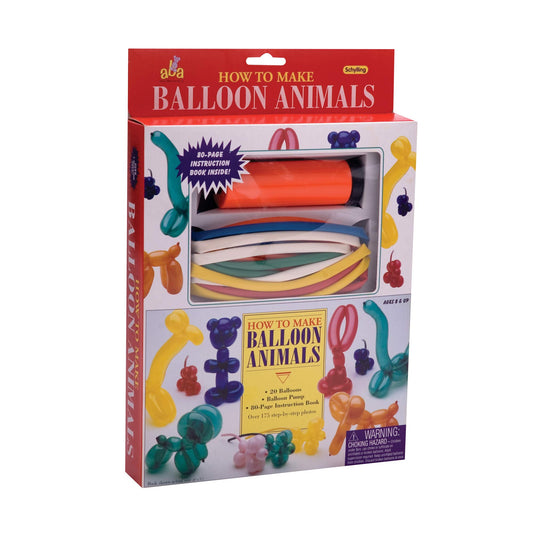 Schylling Balloon Animals Kit packaging shot for easy party prep