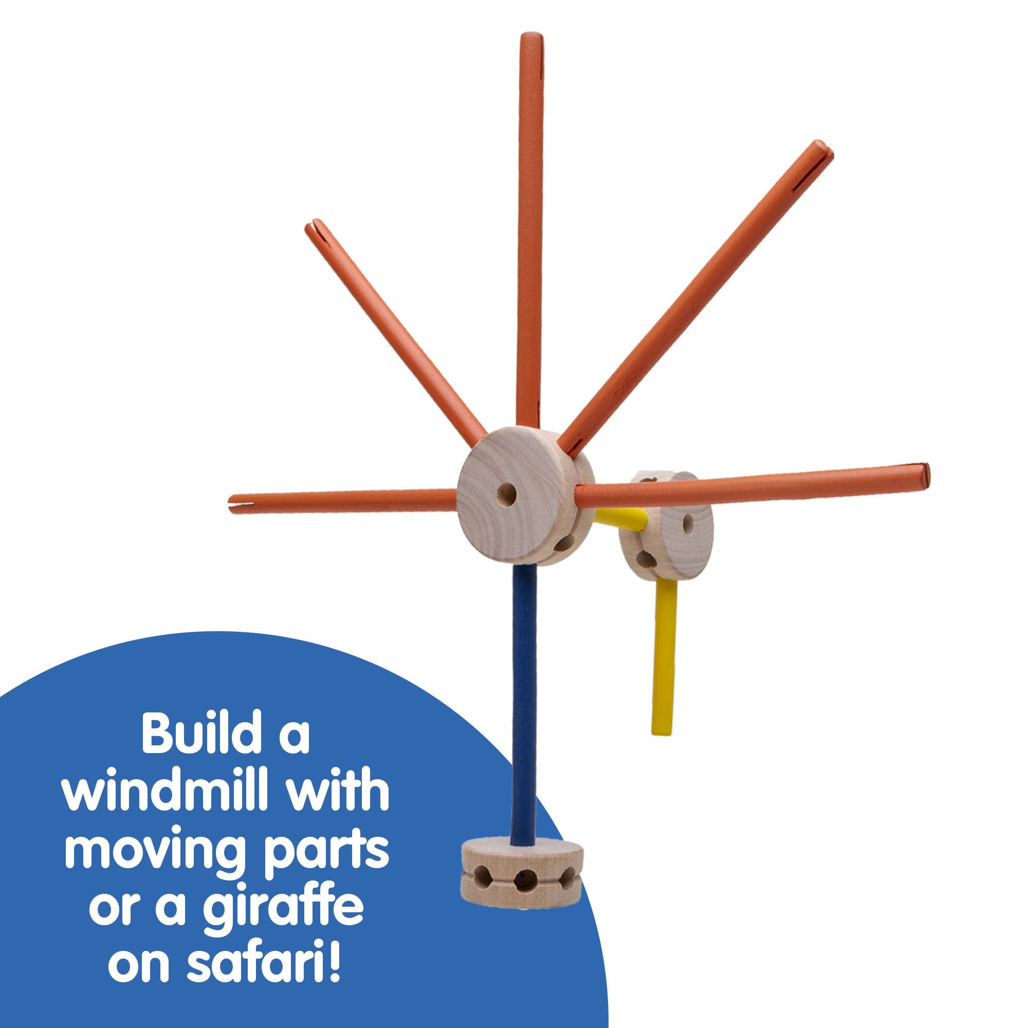 Schylling MKT Super Makit connector rods for sturdy, versatile builds