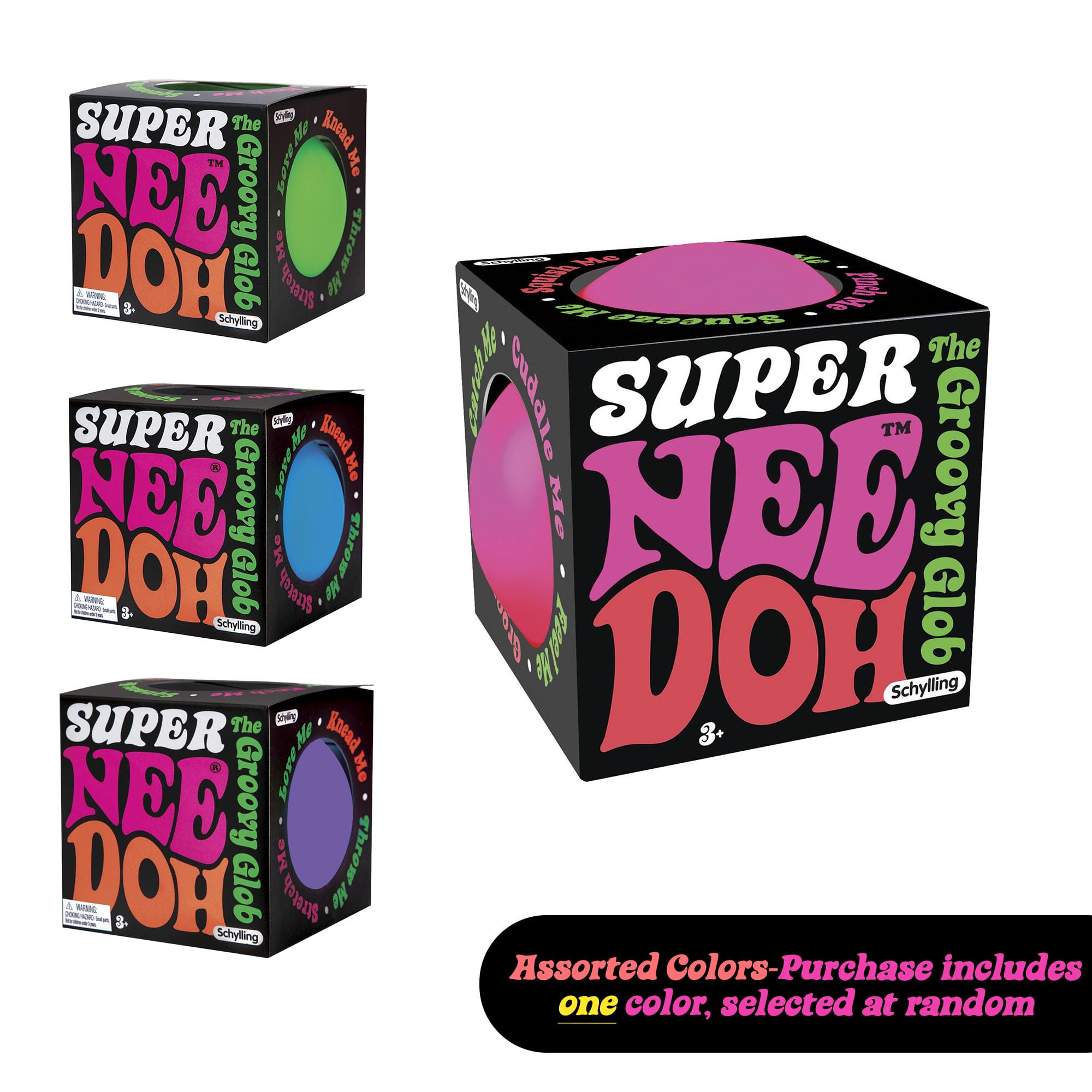 Schylling Nee Doh jumbo ball in action boosts focus during study