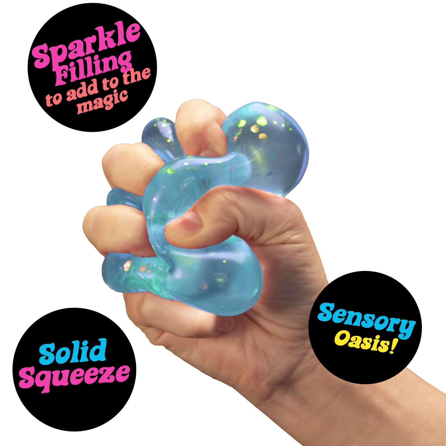 Schylling NeeDoh Dream Drop textured design enhances fidgeting and focus during tasks.