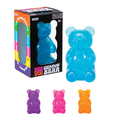 Schylling NeeDoh Gummy Bear fidget toy with squishy, tactile feel.