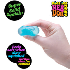 Schylling NeeDoh Teenie Glow image highlights glow-in-the-dark style for evening fun.