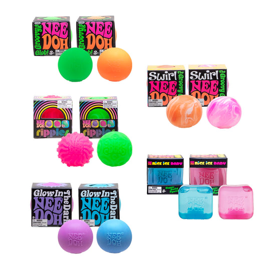 Schylling NeeDoh Teenie Original pack image for focused play and stress relief.