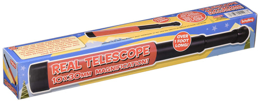 Schylling Spy Glass Telescope retracted for compact, backpack-ready adventures.
