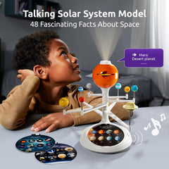 Science Can interactive-quiz-mode challenges kids with space questions.